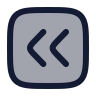Square Arrow Left Double icon preview