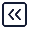 Square Arrow Left Double icon preview