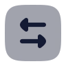 Square Arrow Left Right icon preview