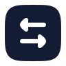 Square Arrow Left Right icon preview