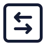 Square Arrow Left Right icon preview