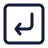 Square Arrow Move Down Left icon preview
