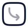 Square Arrow Move Down Right icon preview