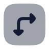 Square Arrow Move Right Down icon preview