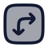 Square Arrow Move Right Down icon preview