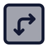 Square Arrow Move Right Down icon preview