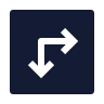 Square Arrow Move Right Down icon preview