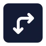 Square Arrow Move Right Down icon preview