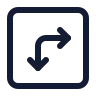 Square Arrow Move Right Down icon preview