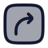 Square Arrow Move Right Up icon preview