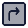 Square Arrow Move Right Up icon preview