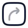 Square Arrow Move Right Up icon preview