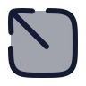 Square Arrow Out Up Left icon preview