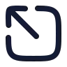 Square Arrow Out Up Left icon preview