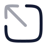 Square Arrow Out Up Left icon preview