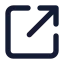 Squarearrowoutupright icon with solid standard style