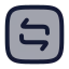 Squarearrowreload icon with duotone rounded style