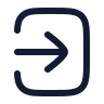 Square Arrow Right Enter icon preview
