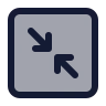 Square Arrow Shrink 01 icon preview