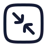 Square Arrow Shrink 01 icon preview