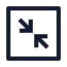 Square Arrow Shrink 01 icon preview