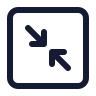 Square Arrow Shrink 01 icon preview