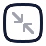 Square Arrow Shrink 01 icon preview