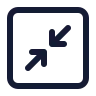 Square Arrow Shrink 02 icon preview