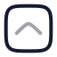 Squarearrowup icon with twotone rounded style