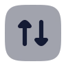 Square Arrow Up Down icon preview