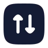 Square Arrow Up Down icon preview