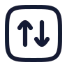 Square Arrow Up Down icon preview