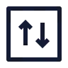 Square Arrow Up Down icon preview