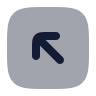 Square Arrow Up Left icon preview