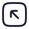 Square Arrow Up Left icon preview