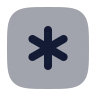 Square Asterisk icon preview