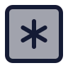 Square Asterisk icon preview