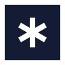 Square Asterisk icon preview