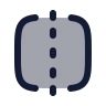 Square Centerline Dashed Horizontal icon preview