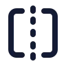 Square Centerline Dashed Horizontal icon preview