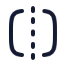 Square Centerline Dashed Horizontal icon preview