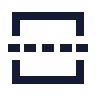 Square Centerline Dashed Vertical icon preview