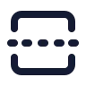 Square Centerline Dashed Vertical icon preview