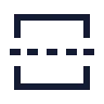 Square Centerline Dashed Vertical icon preview