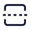 Square Centerline Dashed Vertical icon preview