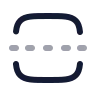 Square Centerline Dashed Vertical icon preview