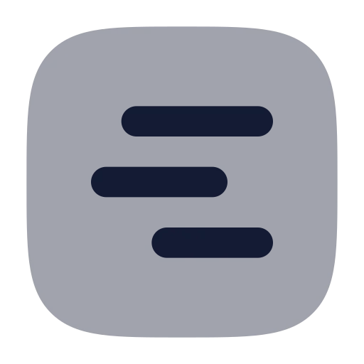 Square Chart Gantt Icon in Bulk Rounded style