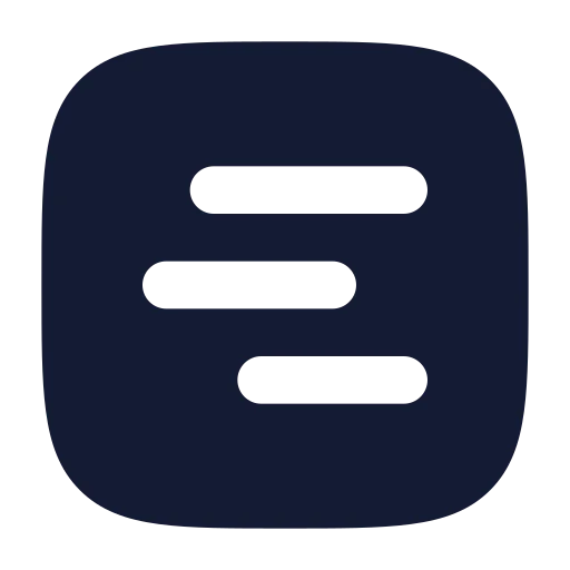 Square Chart Gantt Icon in Solid Rounded style