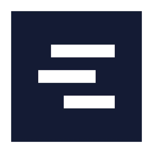 Square Chart Gantt Icon in Solid Sharp style