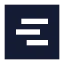 Squarechartgantt icon with solid sharp style